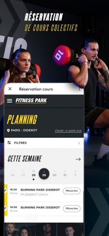 Fitness Park App для Android — скриншот 5