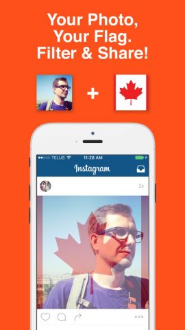 Flag Filter — Флаг России для iOS — скриншот 1
