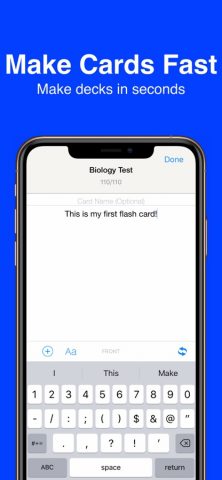 Flash Cards Flashcards Maker для iOS — скриншот 2