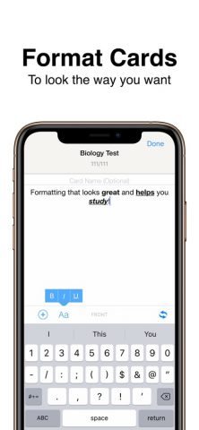 Flash Cards Flashcards Maker для iOS — скриншот 3
