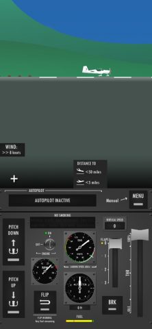 Flight Simulator 2d для iOS — скриншот 1