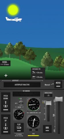 Flight Simulator 2d для iOS — скриншот 2