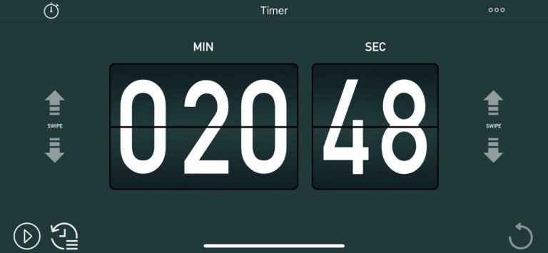 Flip Timer — Секундомер для iOS — скриншот 1