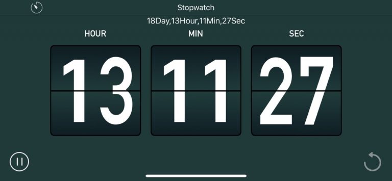 Flip Timer — Секундомер для iOS — скриншот 2