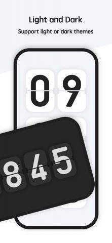 Flip clock & floating widget для Android — скриншот 2