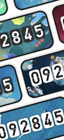 Flip clock & floating widget для Android — скриншот 4