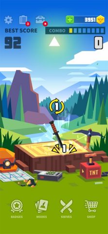 Flippy Knife для iOS — скриншот 1