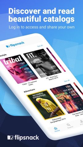 Flipsnack — Magazine Reader для Android — скриншот 1