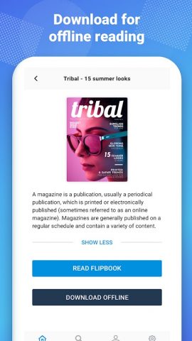 Flipsnack — Magazine Reader для Android — скриншот 2