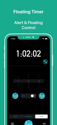 Floating Clock-Плавающие часы для iOS — скриншот 4