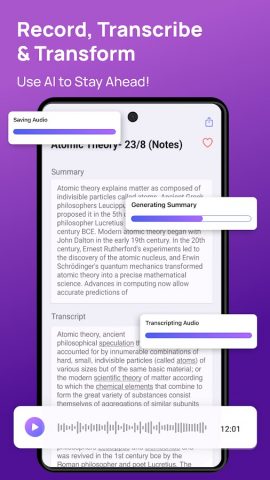 Flow AI Transcribe Voice Notes — скриншот 4