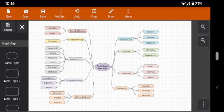 Flowdia Diagrams для Android — скриншот 2