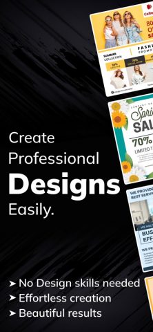 Flyer Maker + Poster Maker для iOS — скриншот 1