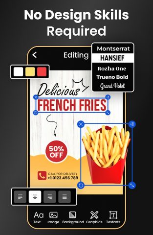 Flyer Maker, Poster Maker для Android — скриншот 3