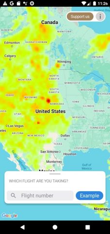 Flying Calmly — Turbulence App для Android — скриншот 1