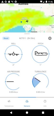Flying Calmly — Turbulence App для Android — скриншот 5