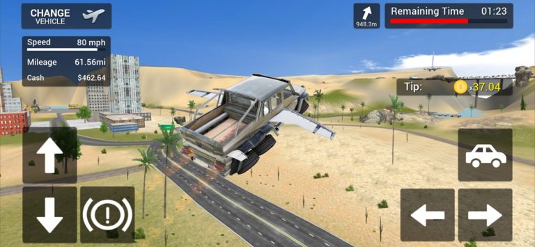 Flying Car Transport Simulator — скриншот 5