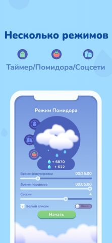 Focus Plant: Дерево Помодоро для iOS — скриншот 4