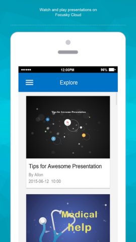 Focusky Viewer(English) для iOS — скриншот 3