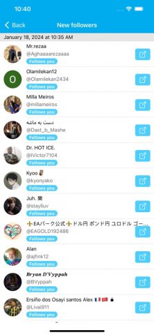 Followers Analyzer for Twitter для iOS — скриншот 3
