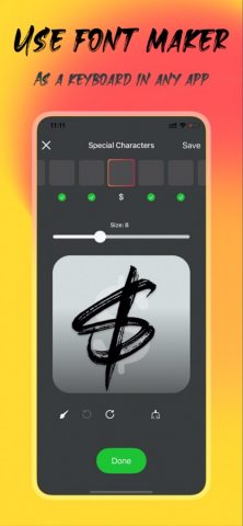 Font Kitty — Font Maker для iOS — скриншот 2