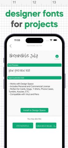 Fonts for DIY Space для iOS — скриншот 3