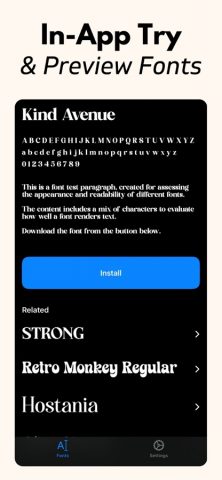 Fonts for Procreate+ для iOS — скриншот 3