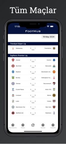 FootHub・Uefa Champions League для iOS — скриншот 1