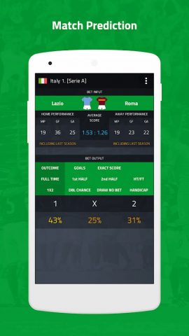 Football Prediction Pro для Android — скриншот 2