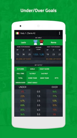 Football Prediction Pro для Android — скриншот 3