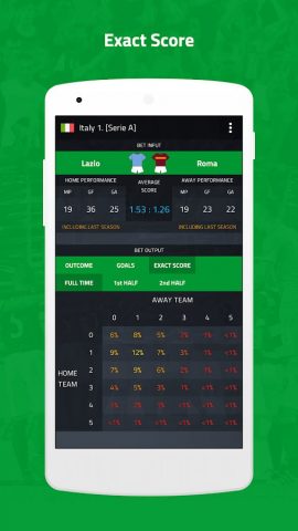 Football Prediction Pro для Android — скриншот 4