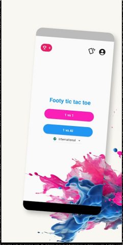 Footy tic tac toe для Android — скриншот 1