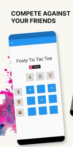 Footy tic tac toe для Android — скриншот 2