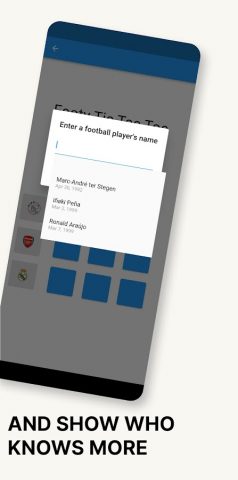 Footy tic tac toe для Android — скриншот 3