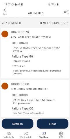 Ford DiagNow для Android — скриншот 3