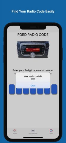 Ford Radio Code для iOS — скриншот 2