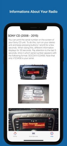 Ford Radio Code для iOS — скриншот 4