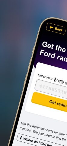 Ford Radio Code Generator для iOS — скриншот 1