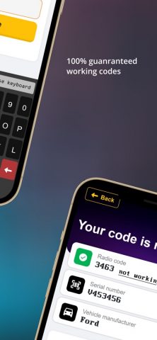 Ford Radio Code Generator для iOS — скриншот 4