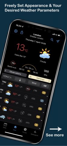Foreca Weather для iOS — скриншот 2