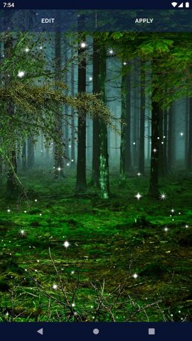 Forest Live Wallpaper для Android — скриншот 2