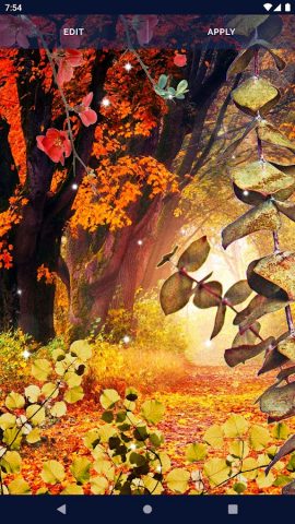 Forest Live Wallpaper для Android — скриншот 4