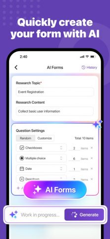 Google Forms App — скриншот 5