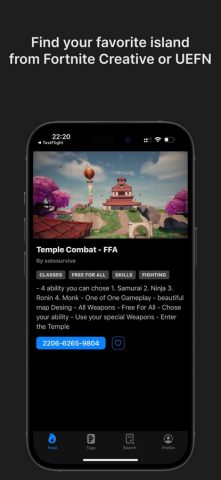 Fortfind для iOS — скриншот 1