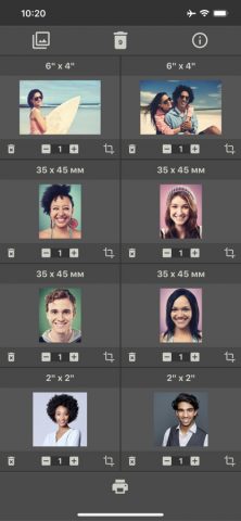 Фотопечать для iOS — скриншот 1
