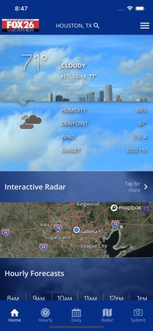 Fox 26 Houston Weather – Radar для iOS — скриншот 2