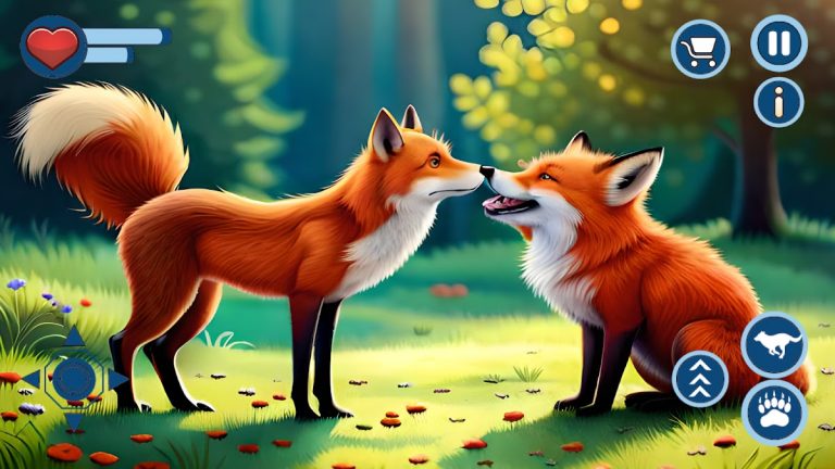 Fox Simulator Animal Hunt Game для Android — скриншот 1