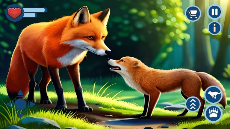 Fox Simulator Animal Hunt Game для Android — скриншот 3