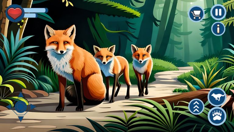 Fox Simulator Animal Hunt Game для Android — скриншот 4