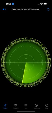 Free WiFi для iOS — скриншот 1